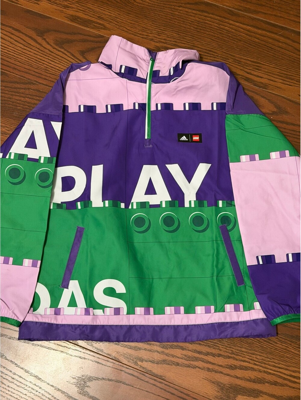 Adidas x LEGO Colorblock Windbreaker Jacket Size S